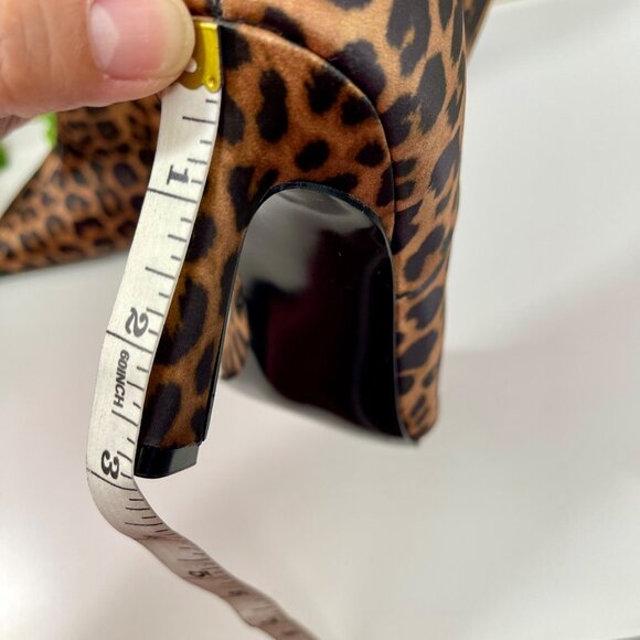 Steve Madden Leena Leopard Print Pointed Toe Stiletto Ankle Boots Size 6.5‎ - Picture 5 of 10